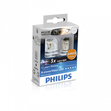 Сигнальные LED лампы Philips X-tremeVision LED 12764X2 PY21W